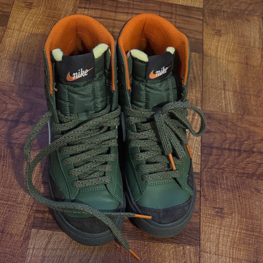 Nike Blazer Mid (Green / Orange)